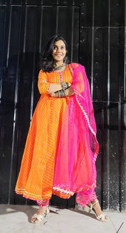 Amulya Leheriya Orange Suit Set 231-ORG