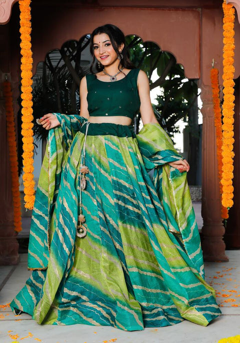 Aashvi Lehenga Set 105-GRN