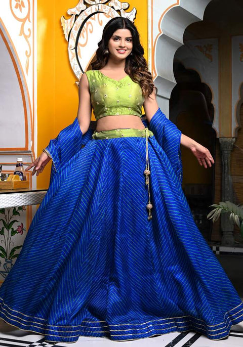 Kiyana Blue Lehenga Set 121-BLU