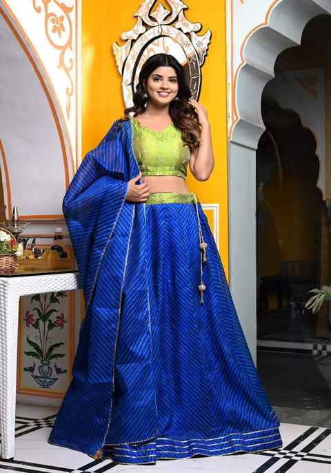 Kiyana Blue Lehenga Set 121-BLU