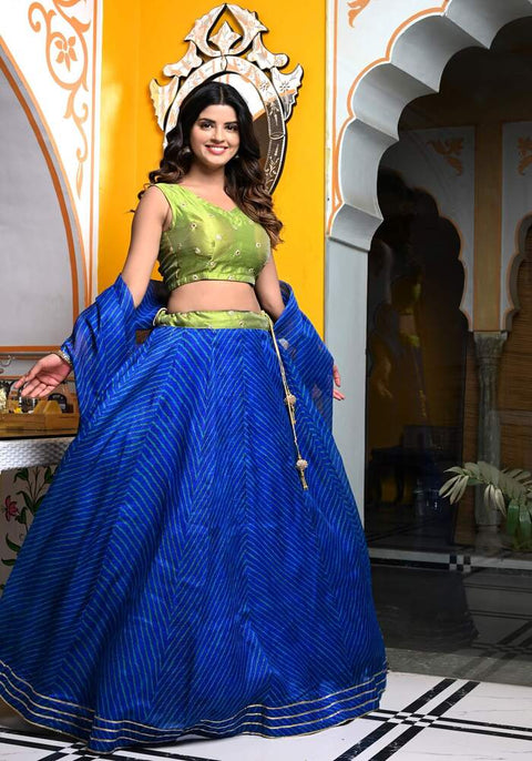 Kiyana Blue Lehenga Set 121-BLU